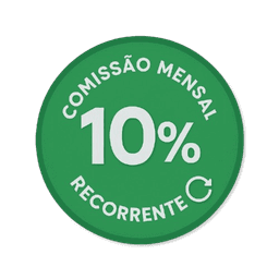 10% de comissão recorrente